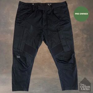 Size 38 G-Star Montac-X DC Cargo Pants Tapered 'Black' D07341 Pre-Owned